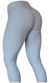 RAW By Adriana Kuhl Brazilian Butt Scrunch Tights Light Grey